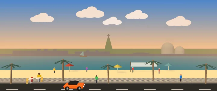 Rio postcard from the game