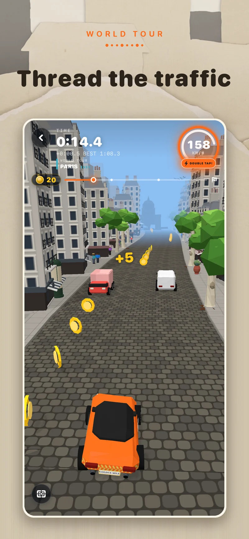 World Tour gameplay in Paris