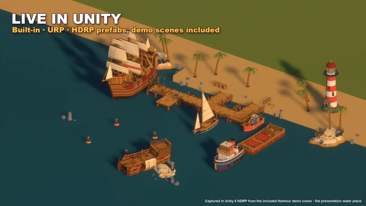 In the Unity editor, HDRP
